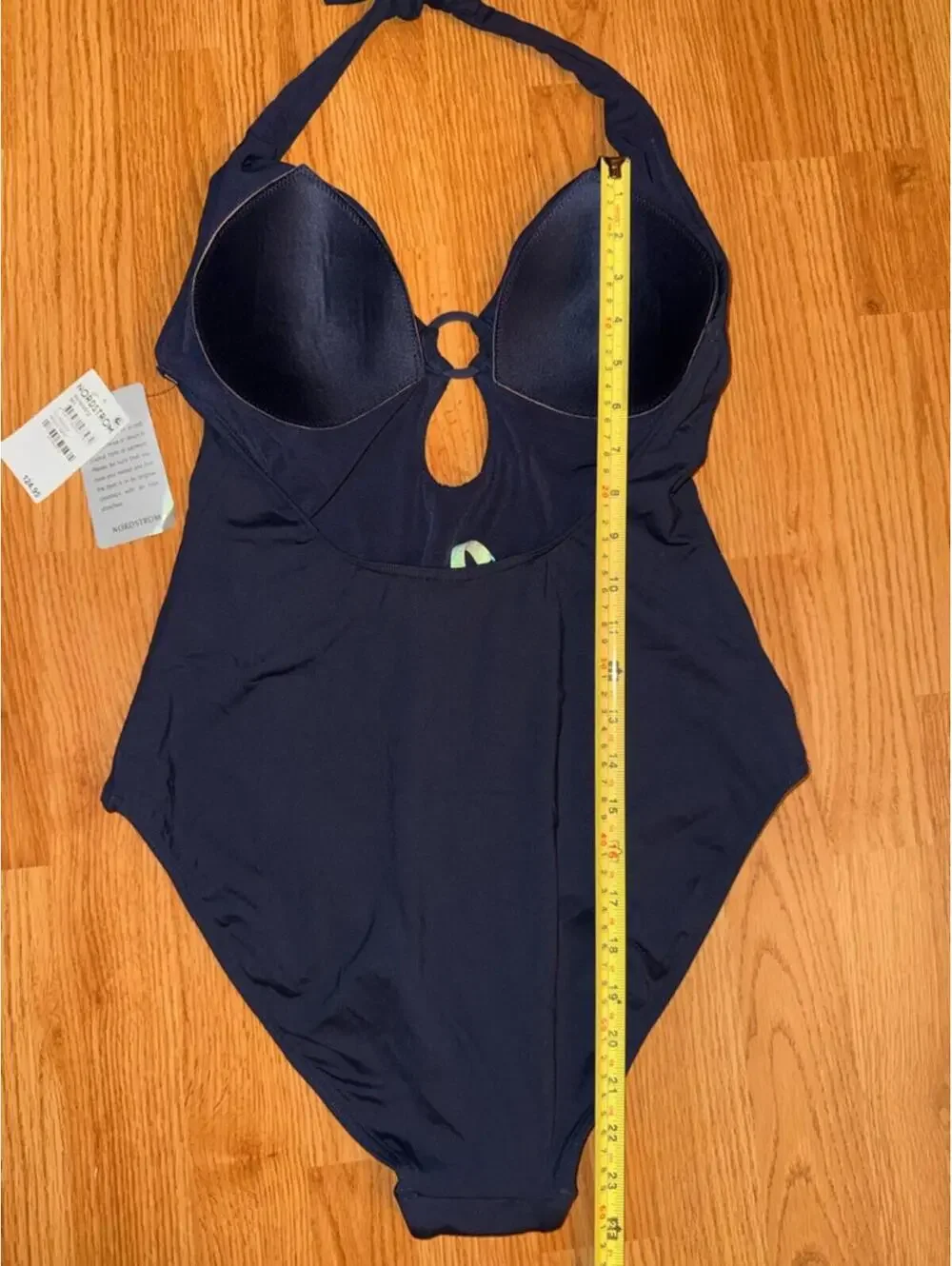 Sea level swim Nordstrom womens Blue One-Piece Swimsuit Sz 12 nwt quiet lux